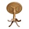 International Concepts Round 36 in Round Top Pedestal Table, 40.9 inH, Pecan, 36 in W, 36 in L, 40.9 in H, Wood, Pecan K59-36RT-6B-2 - alternate 4